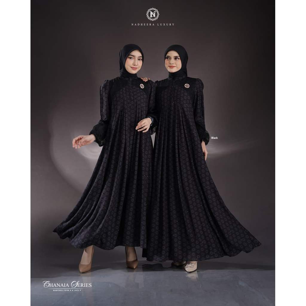ชุดเดรส Chanaia และเดรสมิดิ by Nadheera Luxury (เดรส babydoll พรีเมี่ยม)