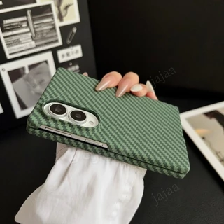 เคสแม่เหล็กคาร์บอนไฟเบอร์สําหรับ Samsung Galaxy Z พับ 8 กว้าง Fold8 พับกว้าง 8 Ultra Fold8 Ultra Fold 7 6 5 4 3 5G Ultra Thin Hard PC กันกระแทกฝาครอบป้องกัน