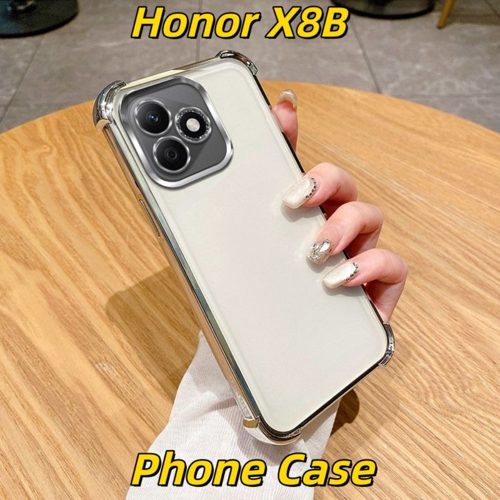 Fast Shipment Honor X8B เคสซิลิโคน Multi-Color Full Coverage พร้อมถุงลมนิรภัย 4 มุม Drop Protection