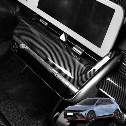 คุณภาพสูง-เหมาะสําหรับ Hyundai IONIQ5N Dashboard คาร์บอนไฟเบอร์ตกแต่งการปรับเปลี่ยน