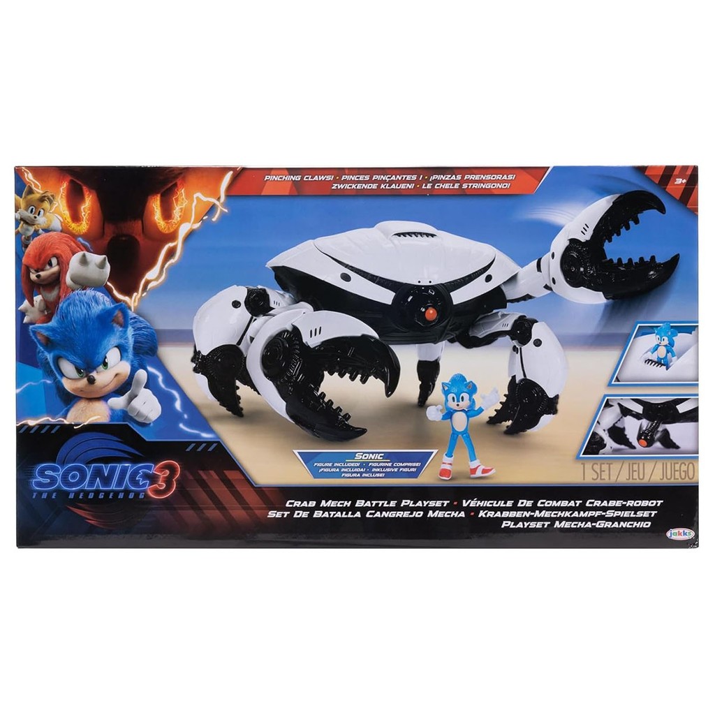Sonic the Hedgehog 3 Playset Crab Mech Battle