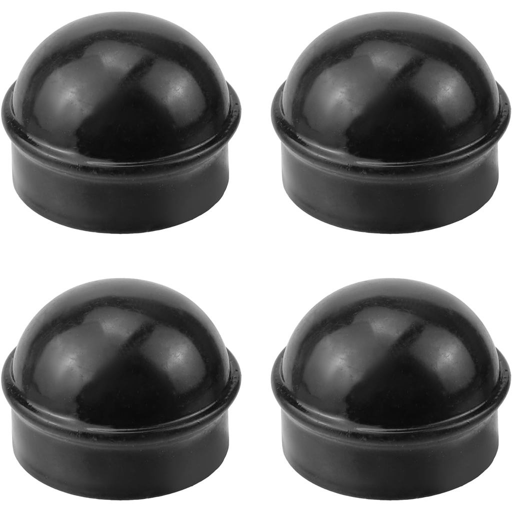 Antrader Chain Link Fence Post Cap,2" Chain Link Fence Round Dome External Post Caps สําหรับ 2 "เส้น