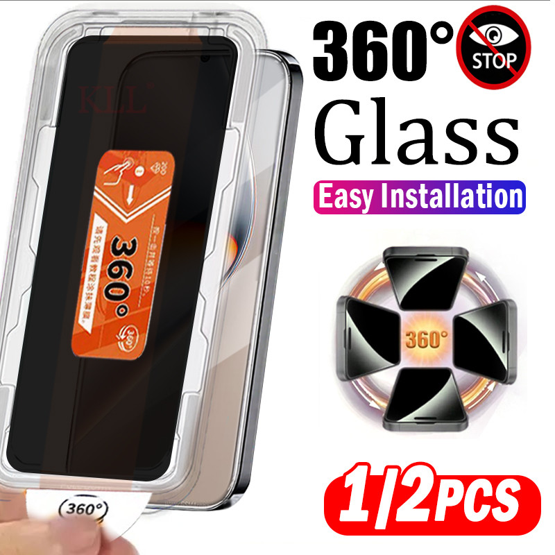360° ตัวป้องกันหน้าจอความเป็นส่วนตัวสําหรับ Honor GT Pro X80 X70 X60 GT X80i X70i X60i X50i + Anti S