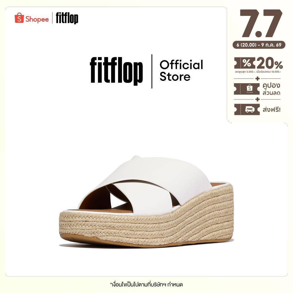 FITFLOP PLATFFORMS ESPADRILLE CROSS S รองเท้าแตะผู้หญิง รุ่น A5K-001 สี BLACK