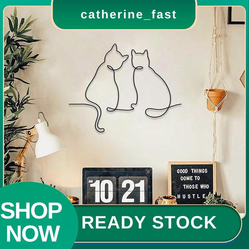 In Stock Metal Cat-Wall Decor, Minimalist Room & Living Room Wall Decor