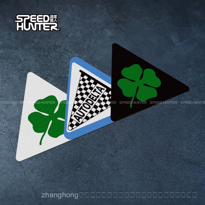 สินค้าใหม่ Alfa Romeo Alpha Body Sticker Four-leaf Clover สะท้อนแสง