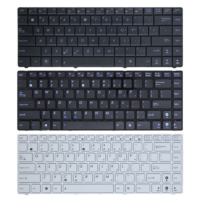 เอซุส X44H K42J K42D X42J A42J A43S X45V X43S K43S N43 X84คีย์บอร์ด