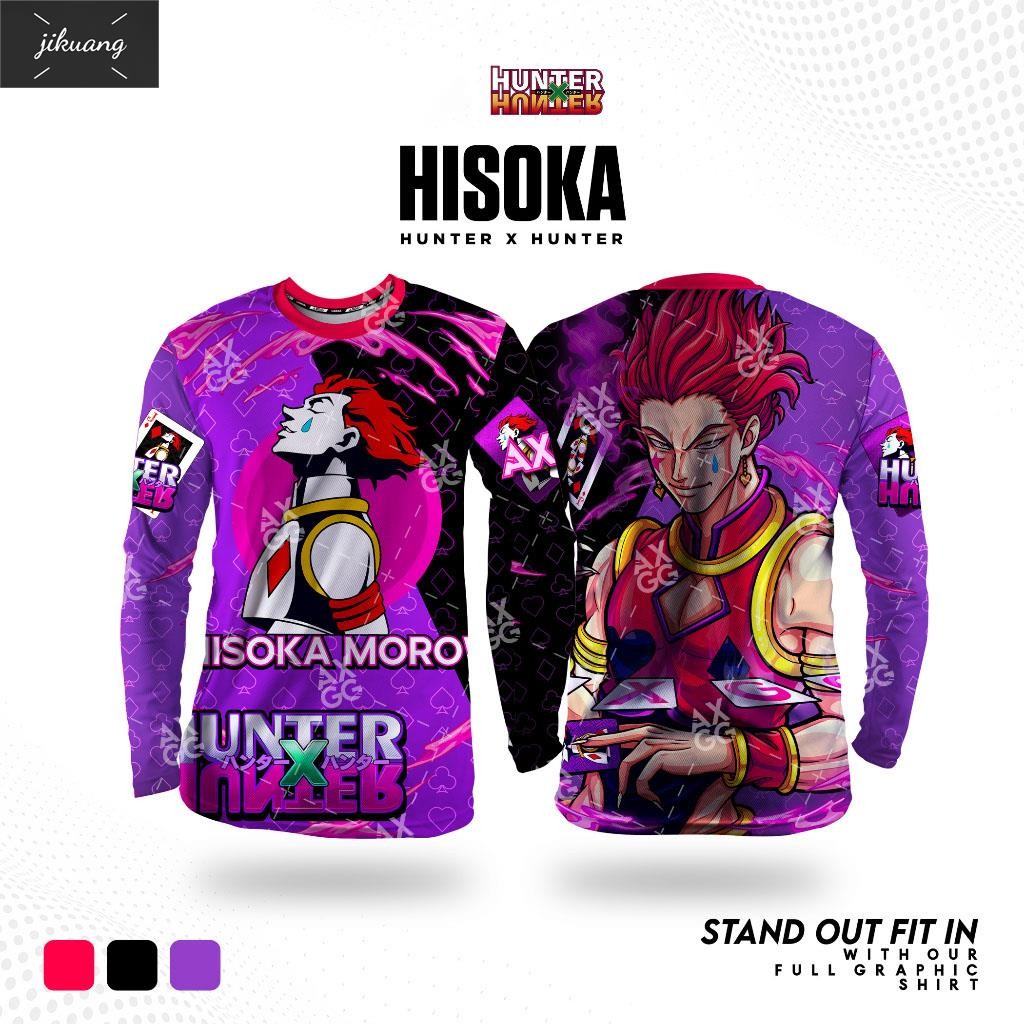 Hunter x Hunter Hisoka เสื้อยืดอนิเมะ/แขนยาว/แจ็คเก็ต