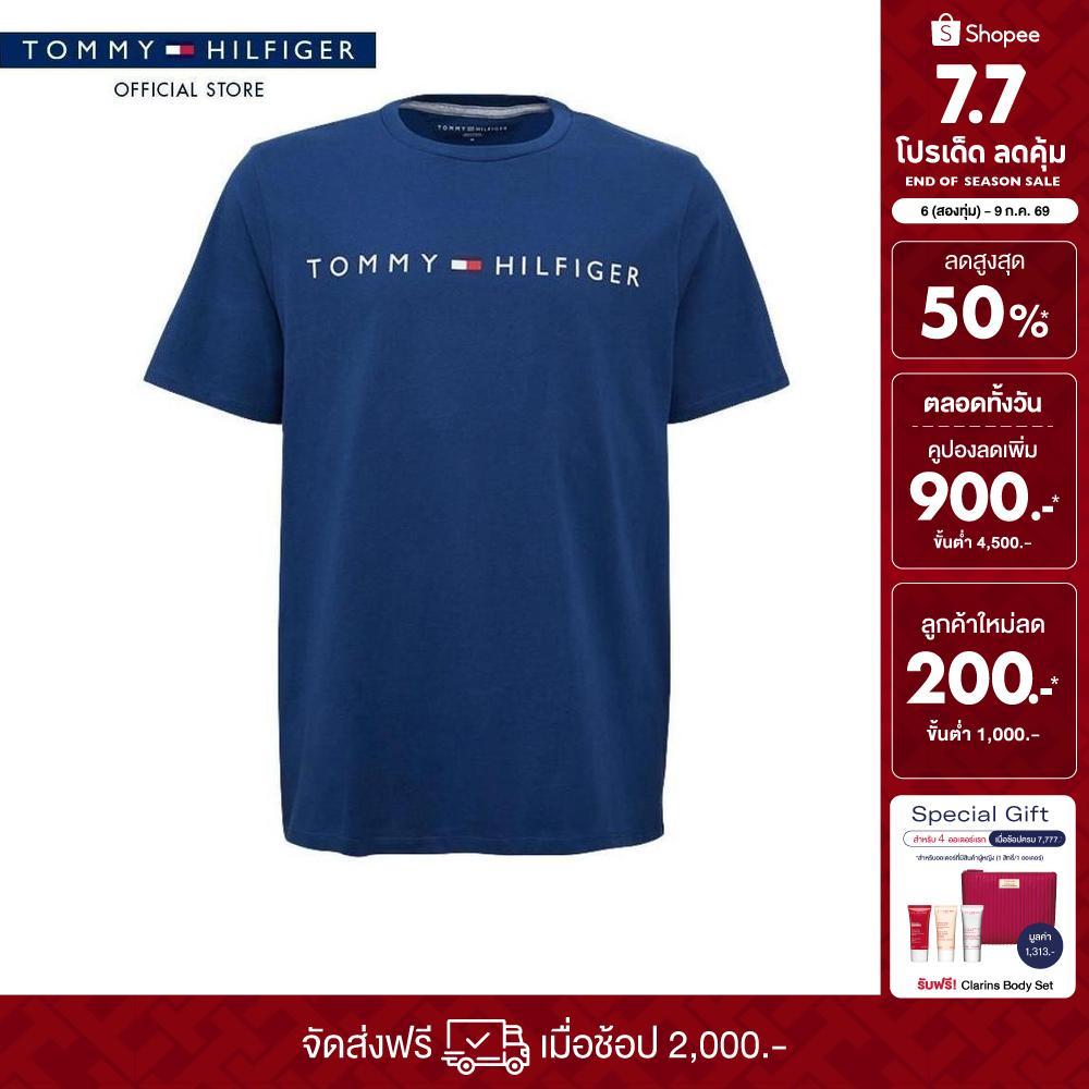Tommy Hilfiger เสื้อยืด ผู้ชาย รุ่น XM0XM07924 C3I - สีน้ำเงิน