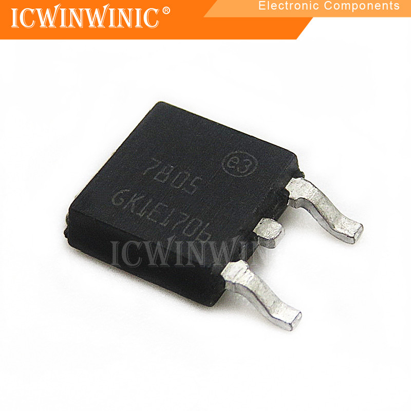 5 ชิ้น L7805CDT L7805 TO-252 IC วงจรรวม