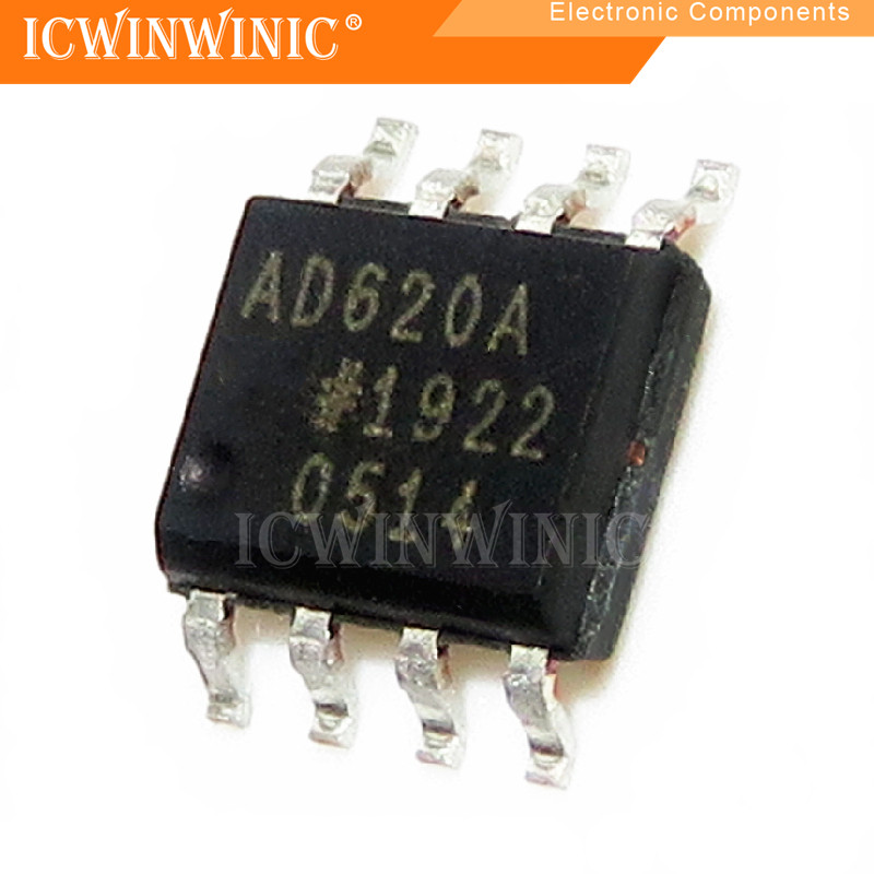 5 ชิ้น AD620ARZ AD620AR AD620 SOP-8 วงจรรวม IC