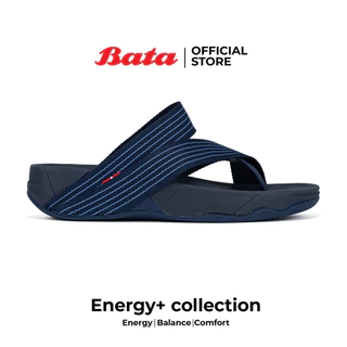 [New Arrival] Bata บาจา Energy+ รองเท้าแตะหูหนีบแฟชั่น สายผ้าไนลอน ยอดฮิต สวมใส่ง่าย สำหรับผู้หญิง สีกรมท่า รหัส 4719414
