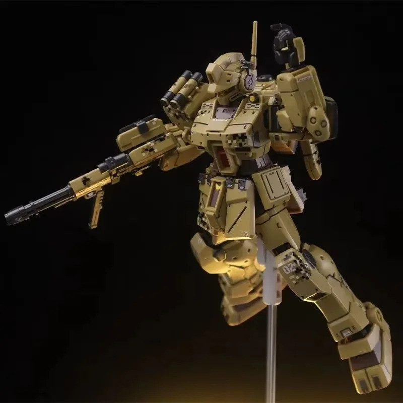 HG 1/144 RGM-79S GM Spartan Desert รุ่น Action Figure Mech Assembly ชุดชายปริศนาของเล่นเดสก์ท็อปเครื