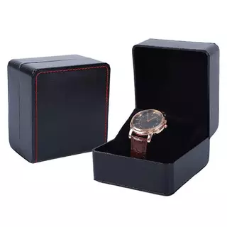 Louislifesuperpq PU หนังกล่องเก็บนาฬิกาเดี่ยวกรณี Travel Organizer สําหรับของขวัญผู้ชาย CCD