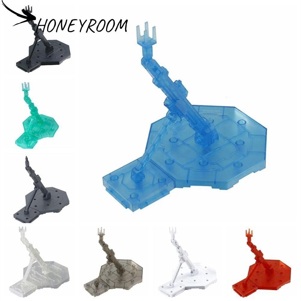HONEYROOM Model Figure Bracket, MG HG BB 1/144 1/100 Robot Figure Display Stand, Plastic Handmade Ga