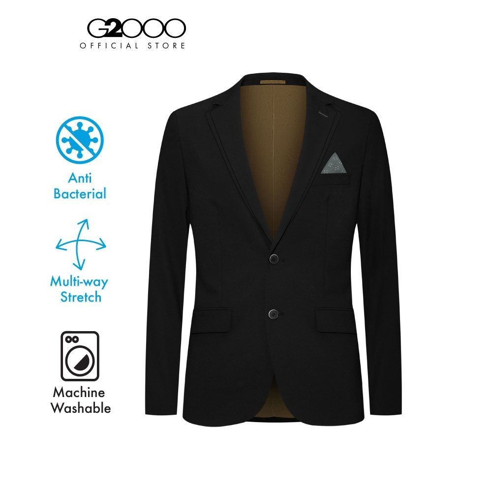 G2000 เสื้อสูทสำหรับผู้ชาย ทรง Smart Fit รุ่น 4611302299 BLACK