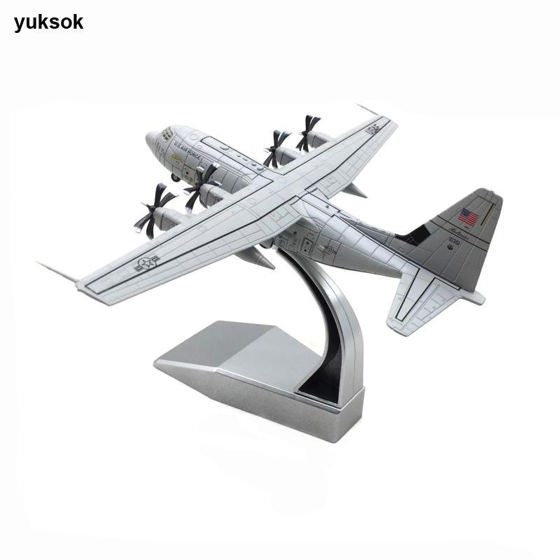 [yuksok] C-130J Model Airplane Die-Cast Super Giant Aircraft Model เสร็จสิ้นรายละเอียดสินค้าสะสมสําห
