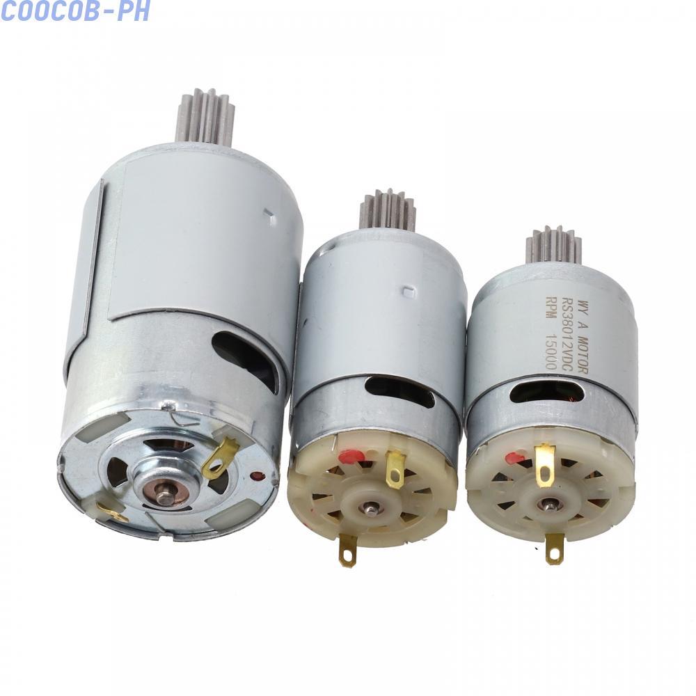 ของเล่นรถมอเตอร์คุณภาพสูง RS380 RS390 RS550 RS555 10 ฟัน 1 ซม.10000rpm