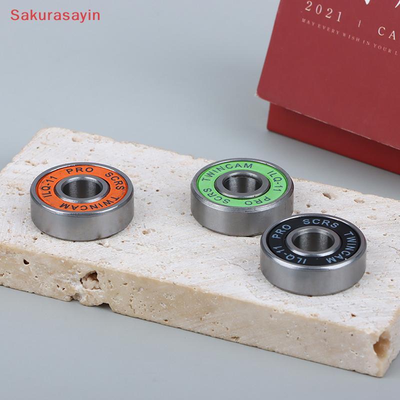 {Sakurasayin} 8 ชิ้น 608 แบริ่ง ILQ-11 8x22x7 Longboard Speed Inline Skate Bearing Skate Scooter Smo