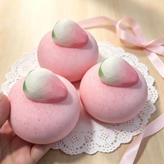 Squishy จําลองเค้กสีชมพูของเล่นบีบ Fidgets ของเล่นช้า Rising Squishy ความวิตกกังวล Antistress Squishy ของขวัญเด็ก