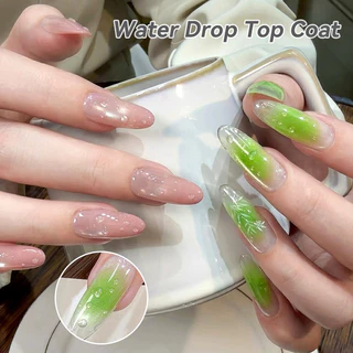 【Local】BORN PRETTY Water Drop Top Coatเจลเล็บClear 3Dหยดน้ําฤดูใบไม้ผลิฤดูร้อนการออกแบบวานิชFunctionalเจลสําหรับUV LEDเล็บ