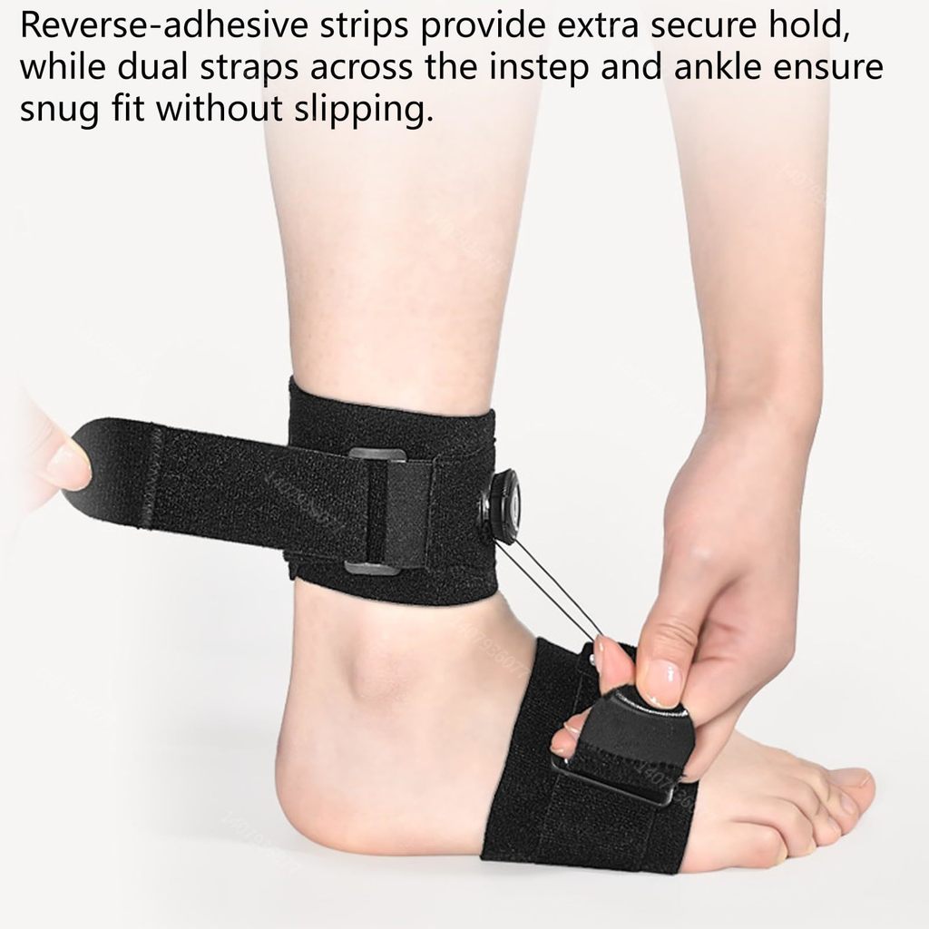 1pcs แยกประเภท Night Splint สําหรับ Plantar Fasciitis ผู้หญิง, ผู้ชาย Knob ปรับเท้า Drop Plantar Fas