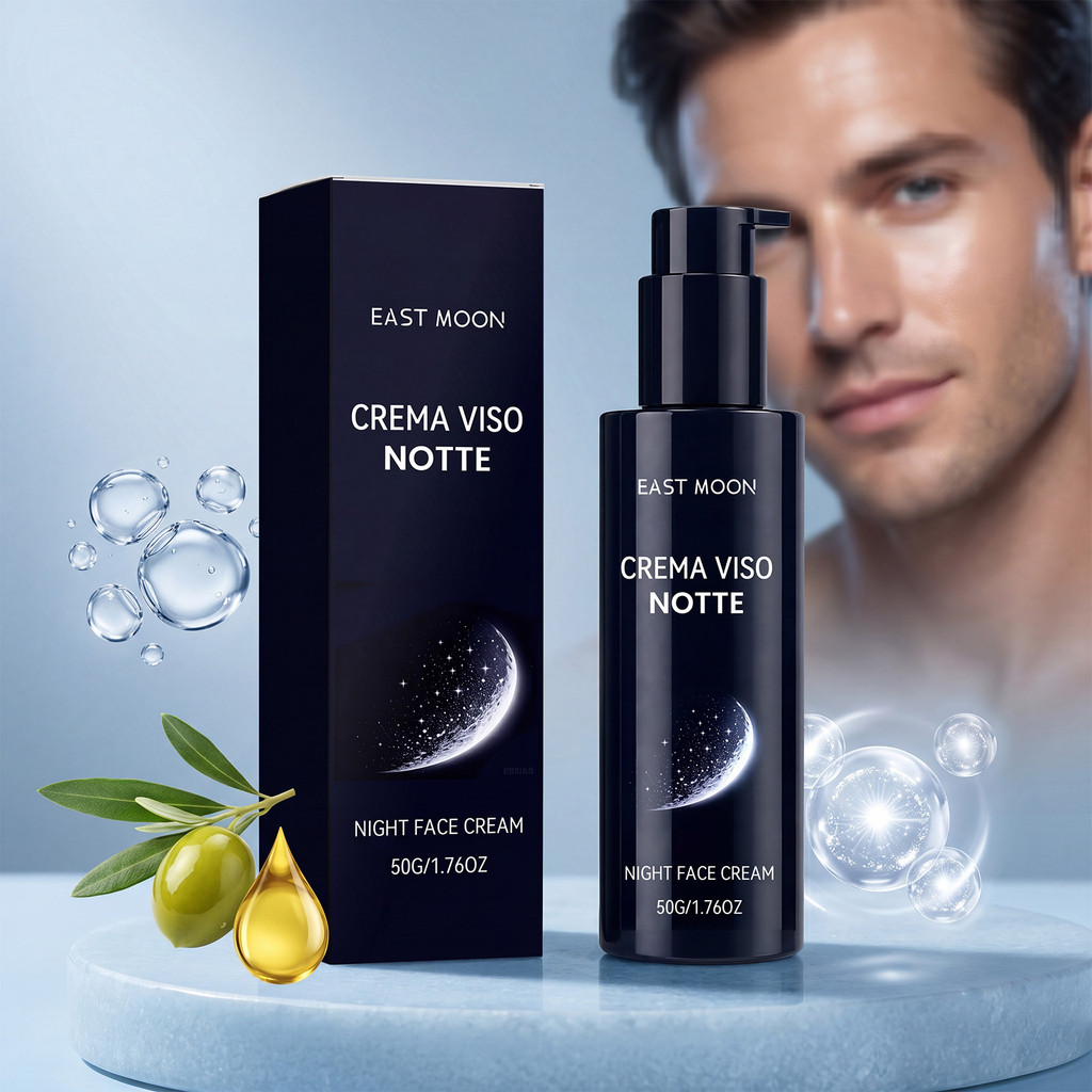 EAST MOON Mens Night Cream Moisturizing Care ผิวหน้าสบาย Moisturizing Skin Cream ครีมผู้ชาย WJG