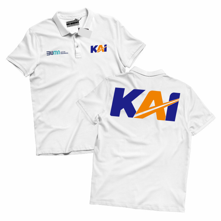 ⚽   2026 เสื้อโปโลผู้ชายและผู้หญิงและเย็น BUMN PT KAI Kereta Api S-3XL
