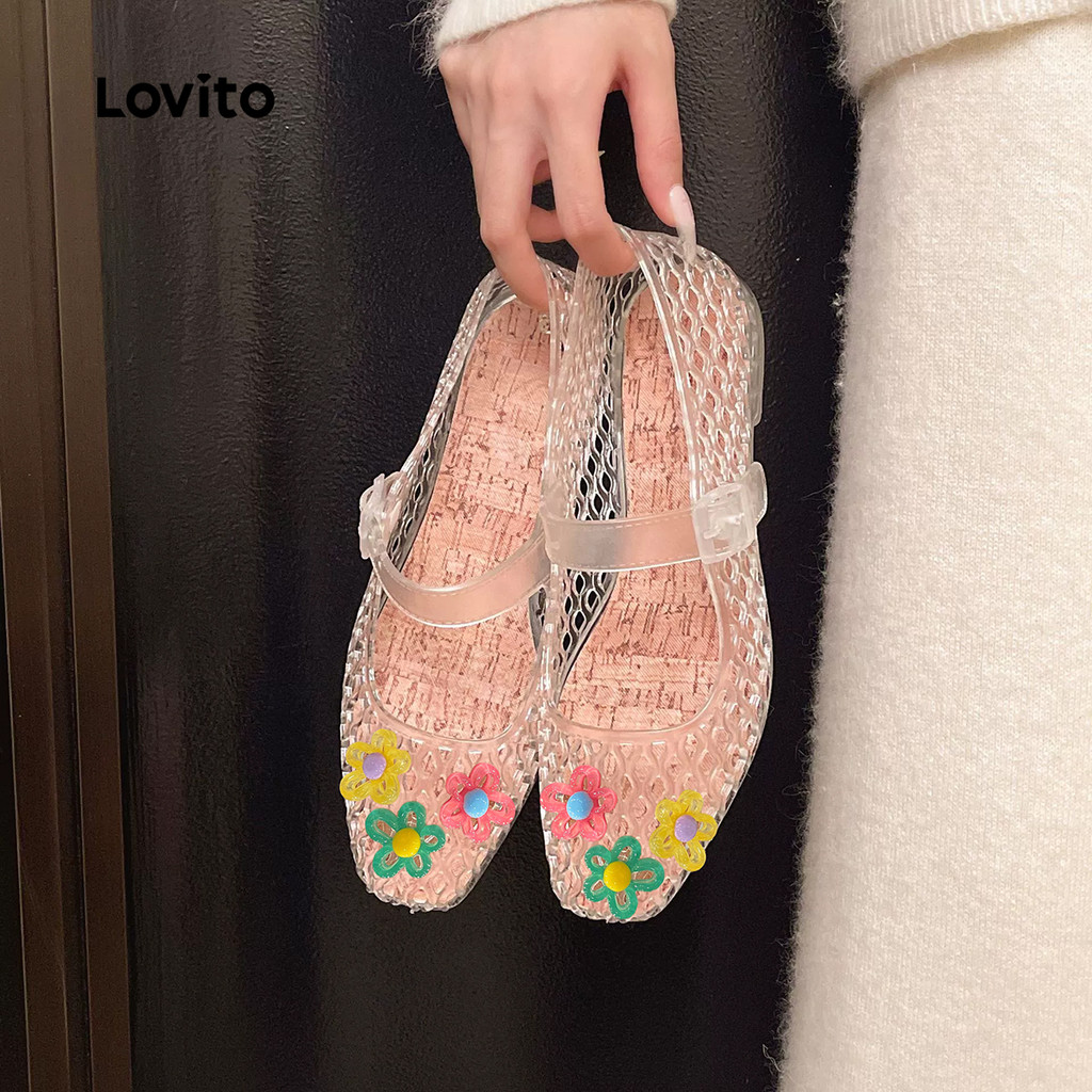 Lovito صندل نسائي بألوان متباينة — صورة 2
