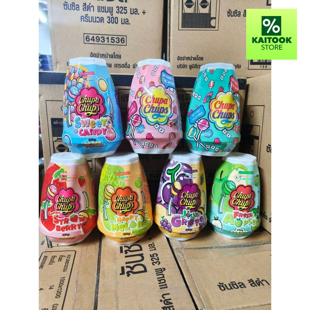 [FreshTime X Chupa Chups] เจลปรับอากาศ เฟรชไทม์ จูปาจุ๊ปส์ น้ำหอมปรับอากาศ น้ำหอมดับกลิ่น 230 กรัม