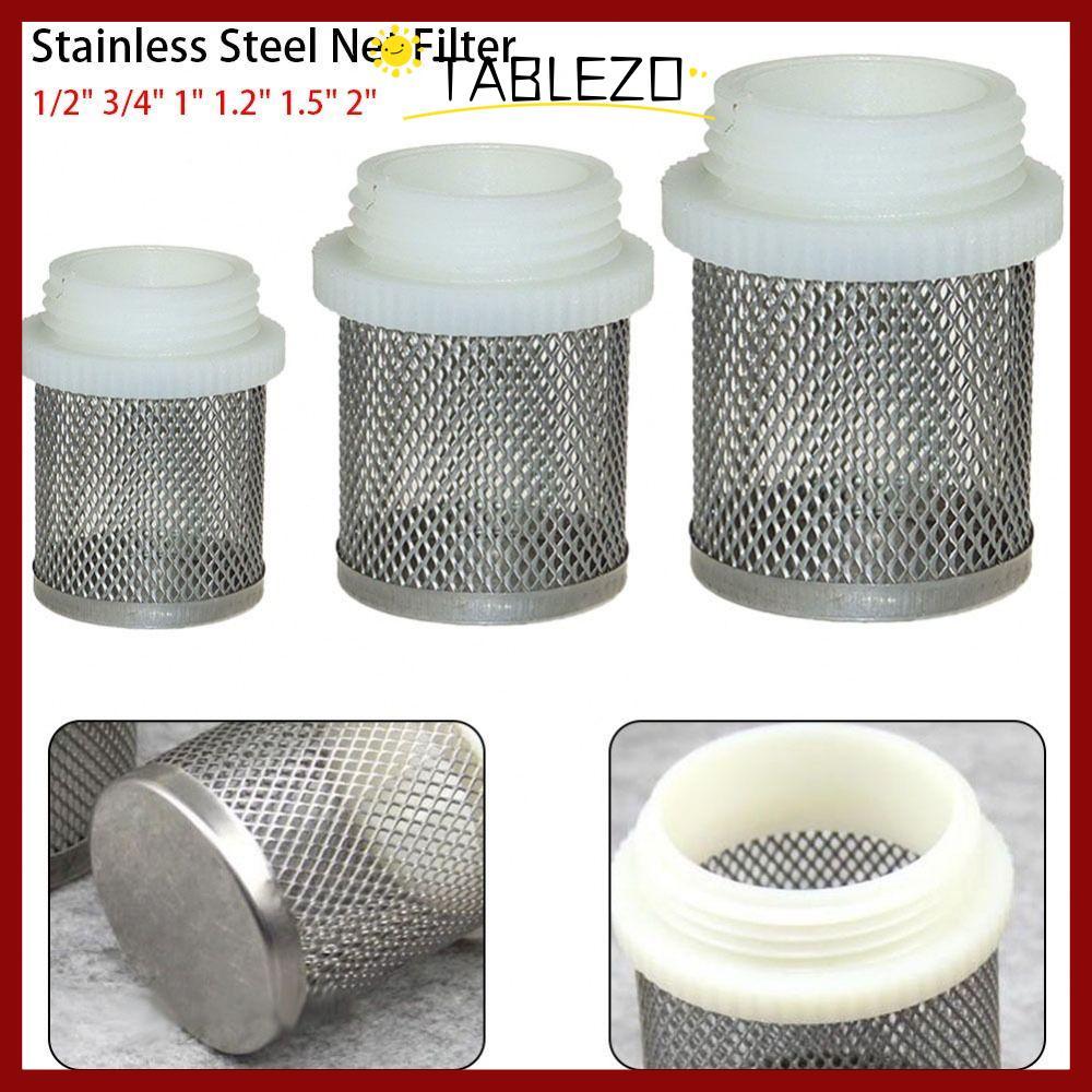 CODTABLEZO 1 ชิ้นท่อกรอง, Joint Percolator Water Clean Mesh Screen Filter, 1/2 "3/4" 1" ปั๊มน้ํา Fitting 304 สแตนเลสกรองสําหรับ Micro ชลประทาน Aquarium Fish Tank