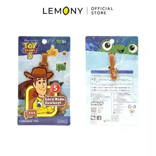 LEMONY พวงกุญแจป้ายแท็กติดกระเป๋า ทอยสตอรี่ Disney Toy Story Collection