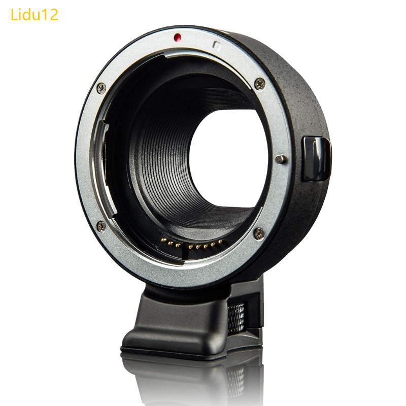 Lidu12 น้ําหนักเบากล้อง EF เลนส์อะแดปเตอร์สําหรับ EF EF-S เลนส์ Mounts EXIF สัญญาณ Transmit