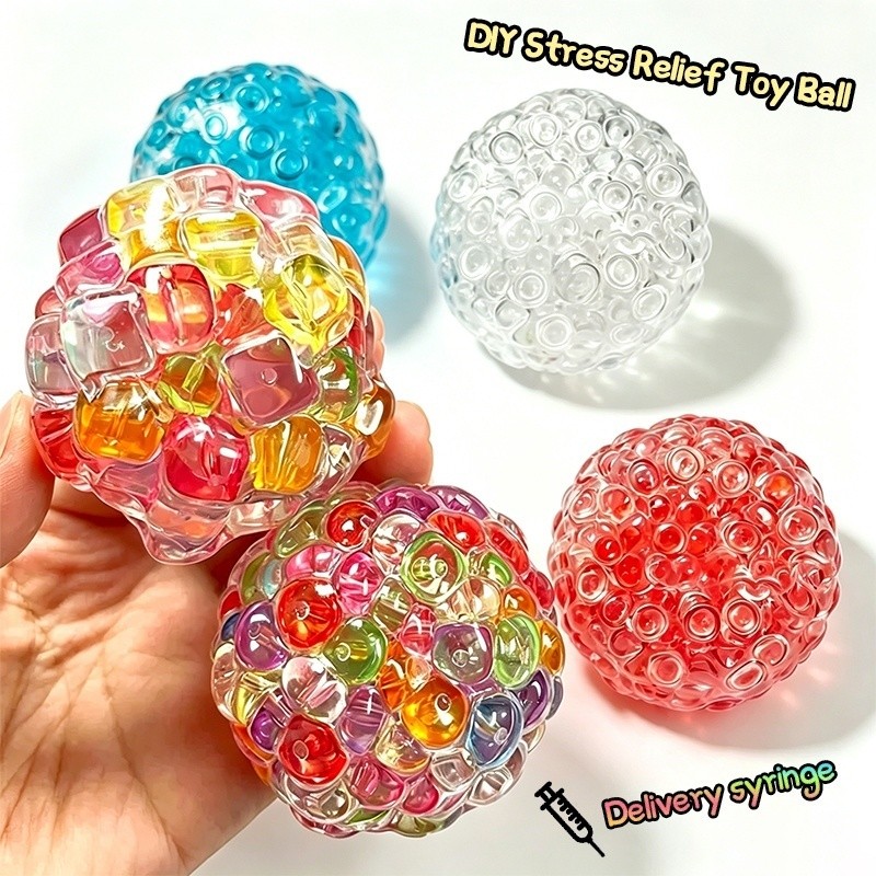 Squishies Sand Ball องุ่นรูปร่างบีบความเครียดบรรเทาของเล่นแบบพกพา Desktop Soothing ของเล่นของขวัญวันเกิด