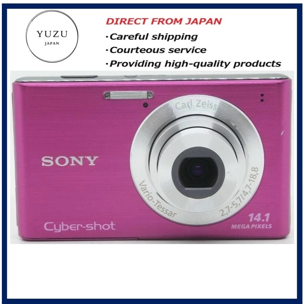 Pre-owned Product Sony Cyber-shot DSC-W550 Pink 14.1MP Vintage Digital Camera Y2K Aesthetic Retro Di