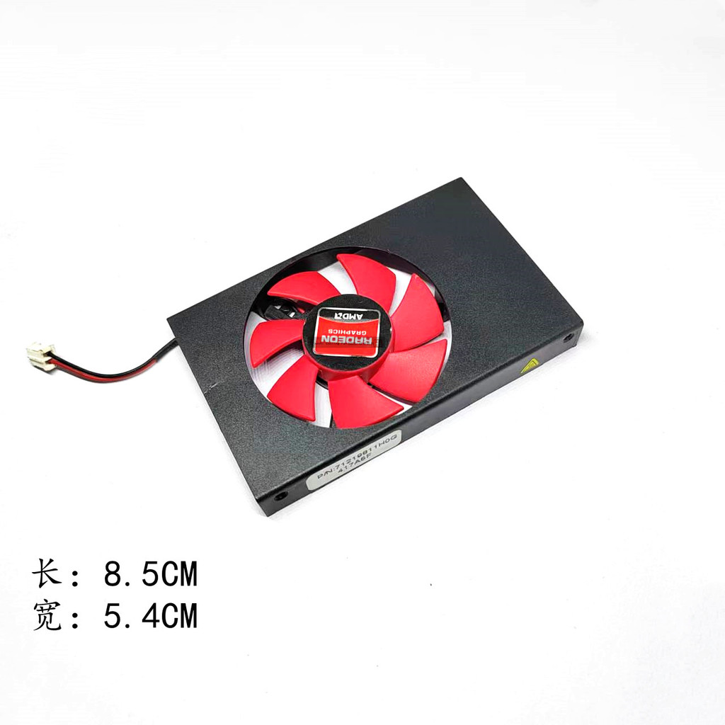 กราฟิกการ์ด AMD HD8490 FD5010U12S พัดลมเงียบสีแดง