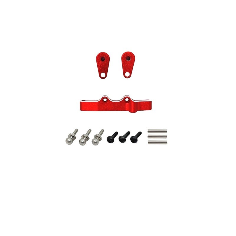 รถ RC โลหะอัพเกรดส่วนประกอบพวงมาลัยสําหรับ WLtoys 244016 LOSI Micro-B 1/24