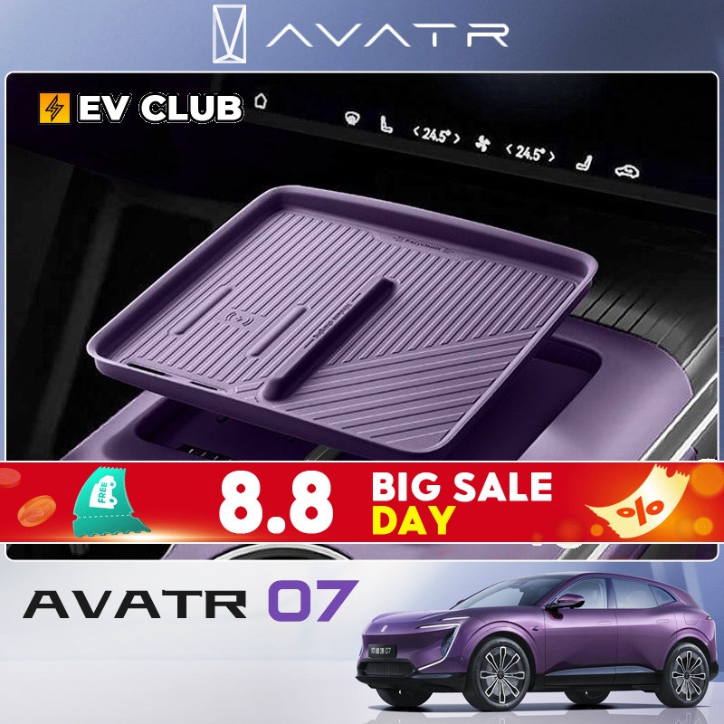 2026 changan avatr 07 ev รถอุปกรณ์เสริมรถพิเศษเฉพาะไร้สายชาร์จซิลิโคน Pad Anti-Slip Pad อุปกรณ์ตกแต่งภายในรถยนต์อุปกรณ์เสริมการปรับเปลี่ยน
