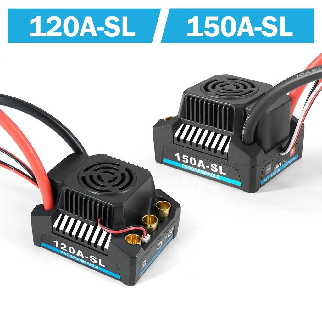 Mi กันน้ำ Platinum 120A 120A-SL / 150A-SL 150A Brushless ESC พร้อม5A /5.8V BEC สำหรับ1/10 1/8 mobil 