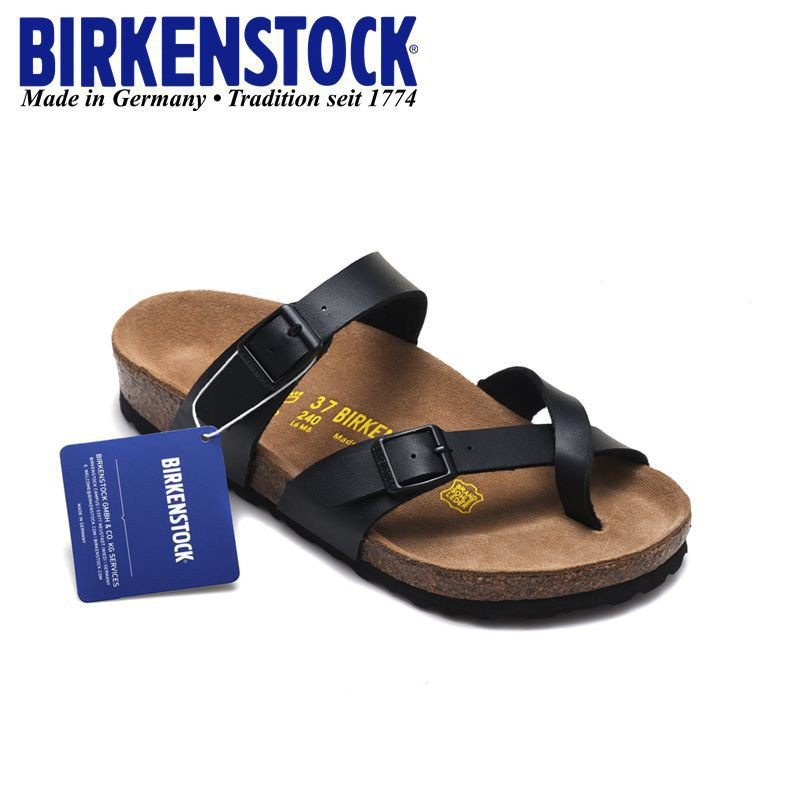 Birkenstock Boken Mayari Casual Cork Beach รองเท้าแตะสําหรับผู้ชายและผู้หญิง