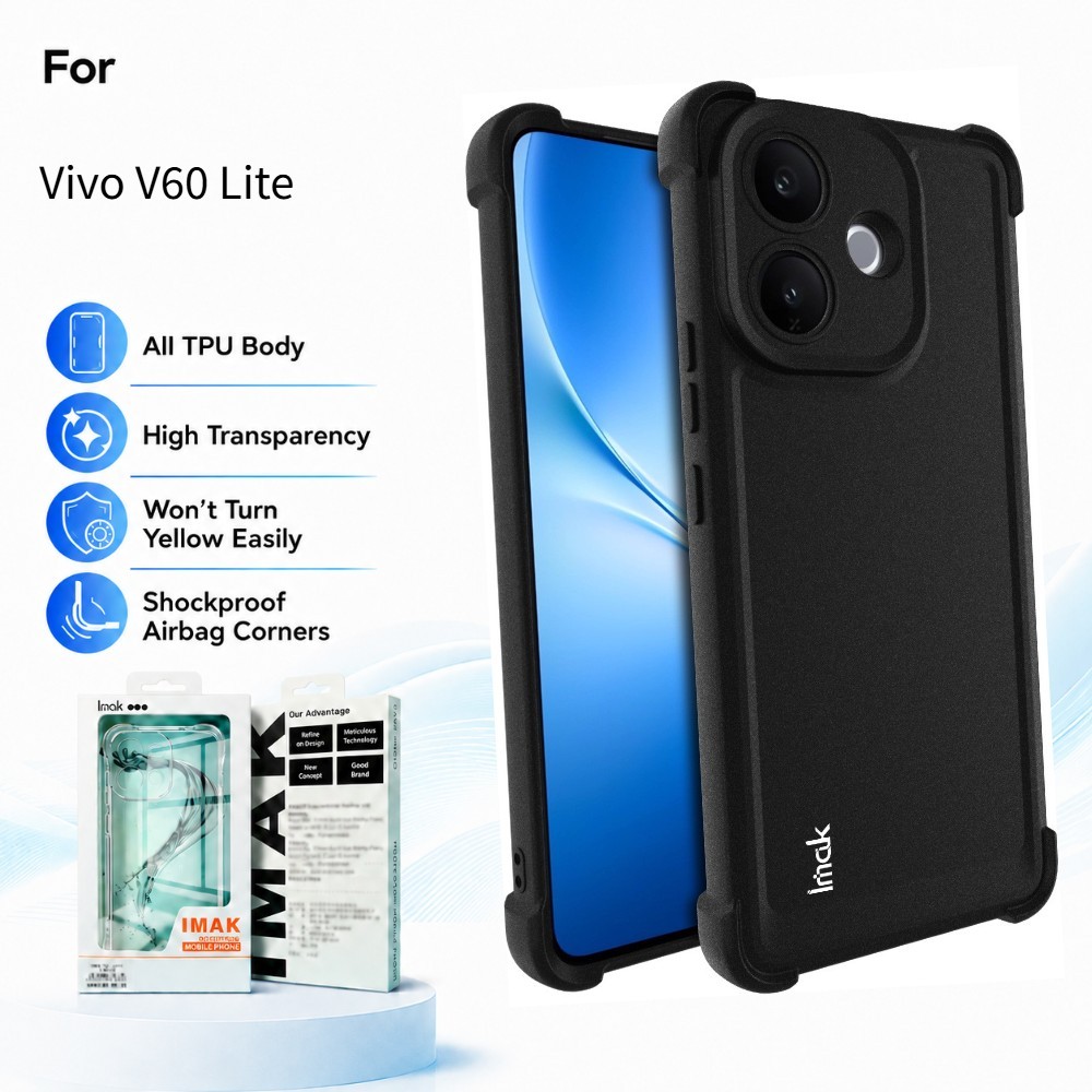 เคสนุ่ม สำหรับ Vivo V60 Lite Global 4G V60 Lite Global 5G กันกระแทก ถุงลมนิรภัยกันชน CA0002