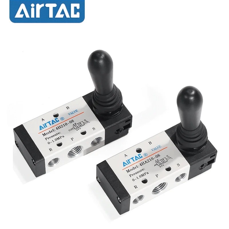 AIRTAC ผู้โดยสารนิวเมติกวาล์วมือเดิมวาล์ว 4H210 4HA230 4H310 4HA330 Y