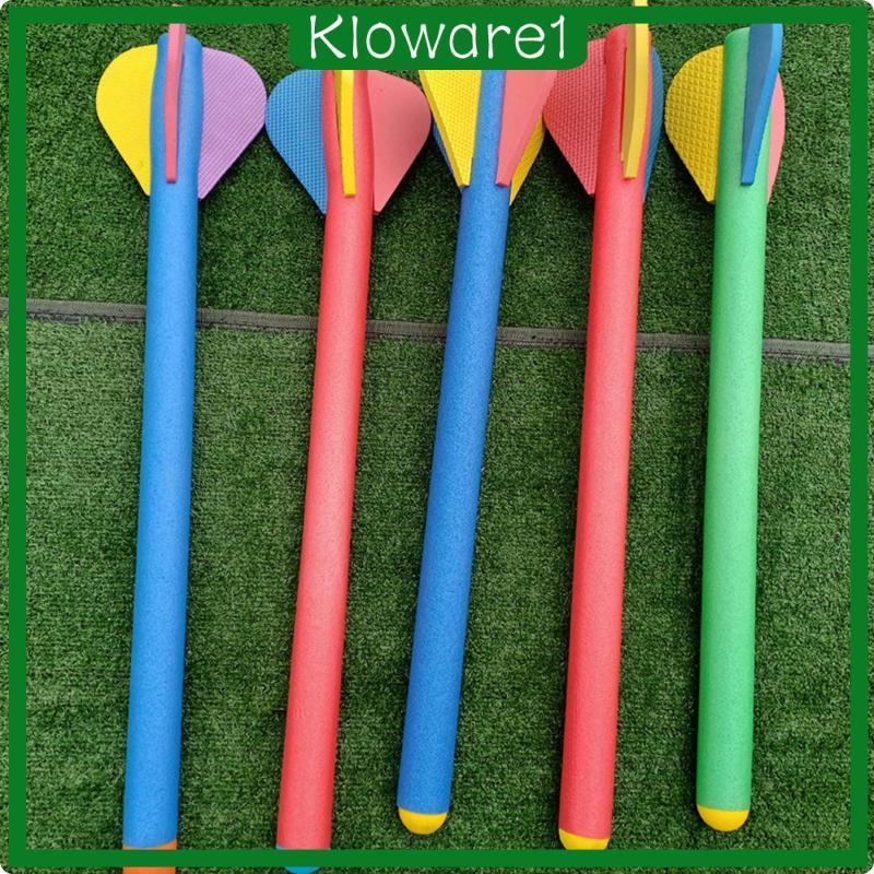 [Kloware1] ฝึกขว้าง Javelin ด้านหลัง Fins โฟมนุ่ม Javelin อุปกรณ์กีฬา Aerodynamic โยนง่ายสําหรับเล่น