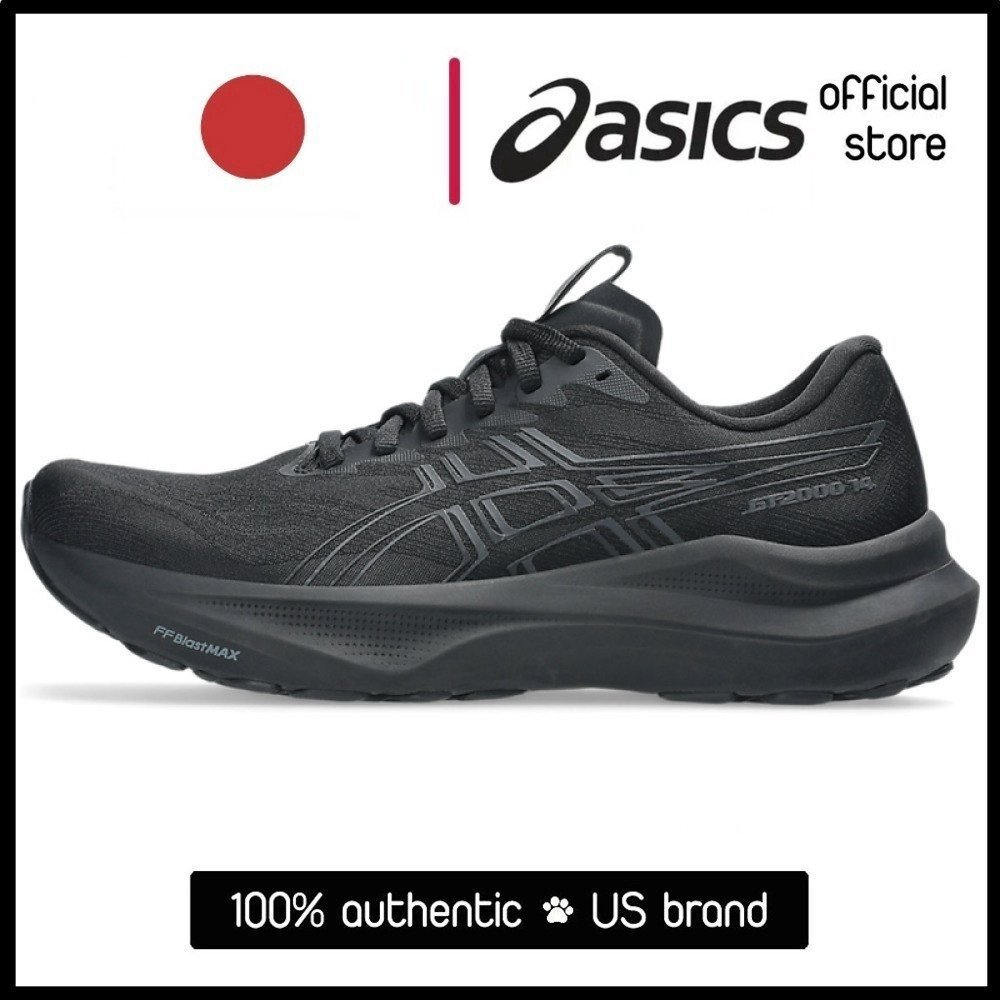 รองเท้าวิ่งผู้หญิง ASICS GT-2000 14 ดั้งเดิมในปี BLACK/GRAPHITE GREY