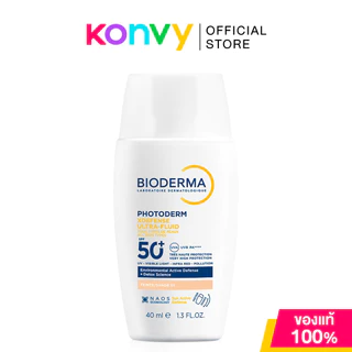 Bioderma Photoderm X Defense Ultra-Fluid SPF50+ PA++++ 40ml ไบโอเดอร์มา ครีมกันแดดผิวหน้า [Invisible color/01 Light]