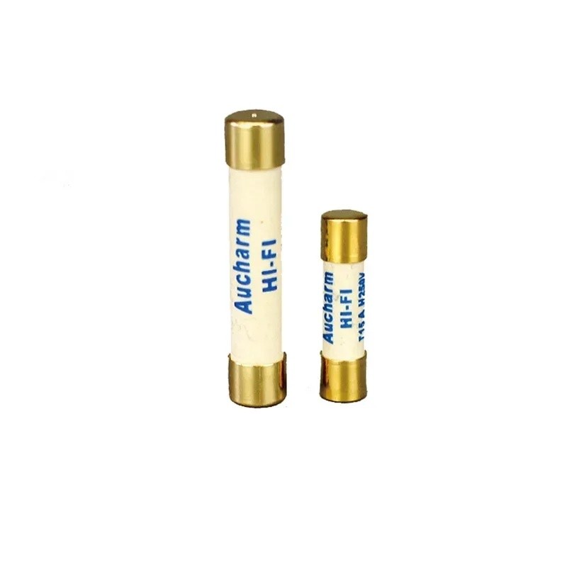 CD เครื่องขยายเสียงลําโพงหลอด HIFI Gold Plated หมวกช้า Blow Silver Alloy ฟิวส์ 0.5A 1A 2A 3A 4A 5A 6