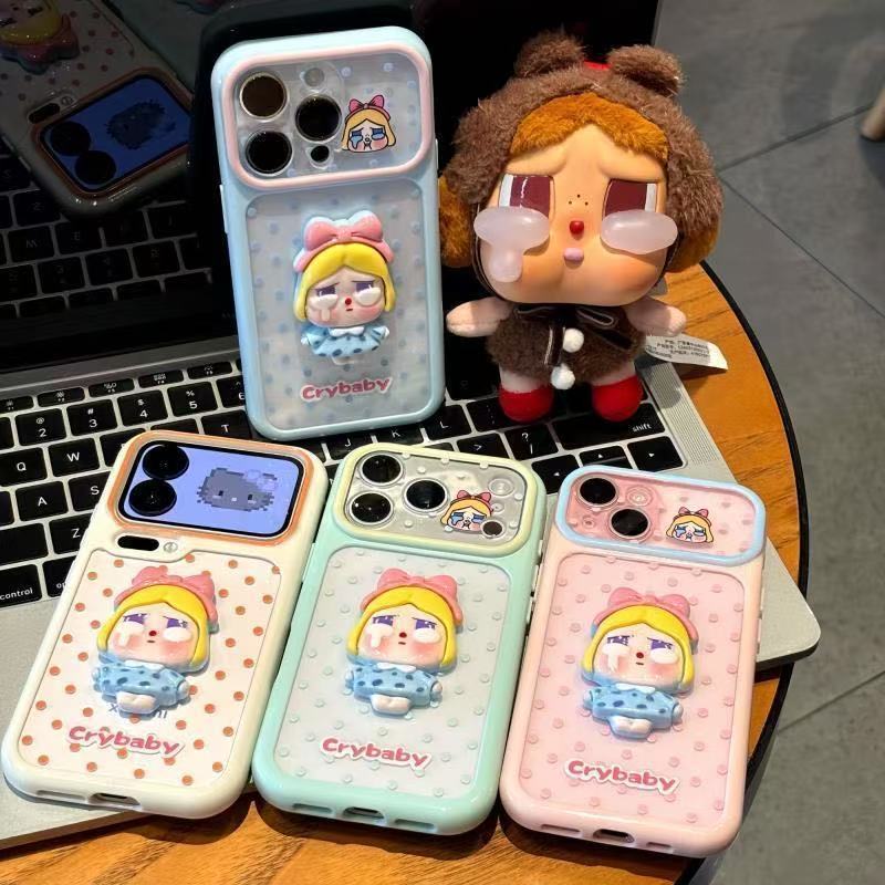 [เด็กร้องไห้สามมิติรูปแบบใหม่] เคสโทรศัพท์ ไอโฟน น่ารัก 17โปรแม็กซ์16 โปร่งใส 15/14 กันกระแทก 13/12/11
