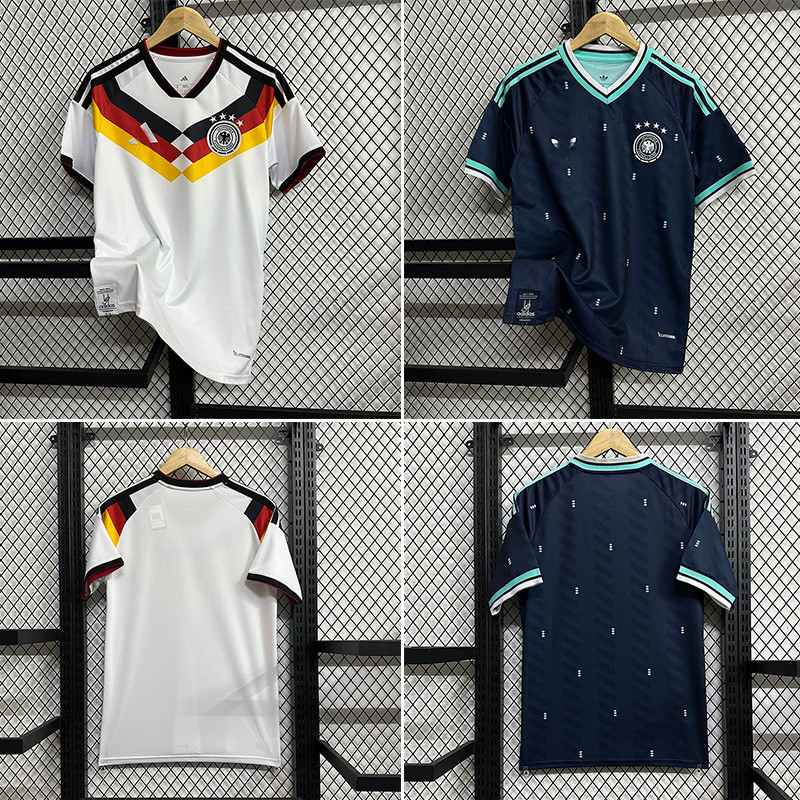 เยอรมันย์ผู้เล่นรุ่นยฟุตบอลโลกเสื้อฟุตบอลทีมชาติเสื้อยืดแขนสั้นการปรับแต่งการจัดส่งข้ามพรมแดน