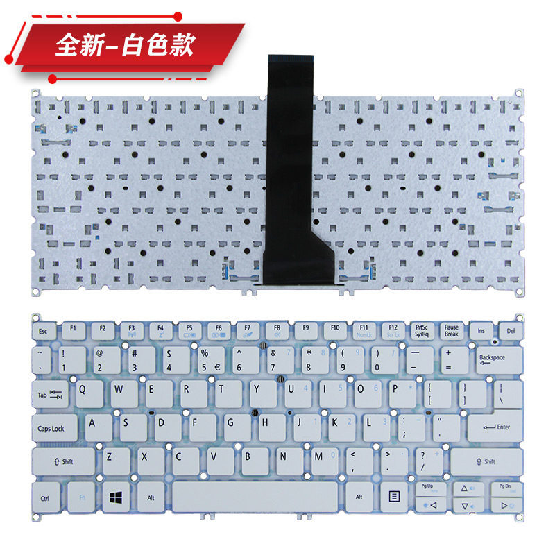 แป้นพิมพ์แล็ปท็อปใหม่สําหรับ ACER V3-371 V5-122 121 132P V13 372 E11 ES1-311/331 US Layout