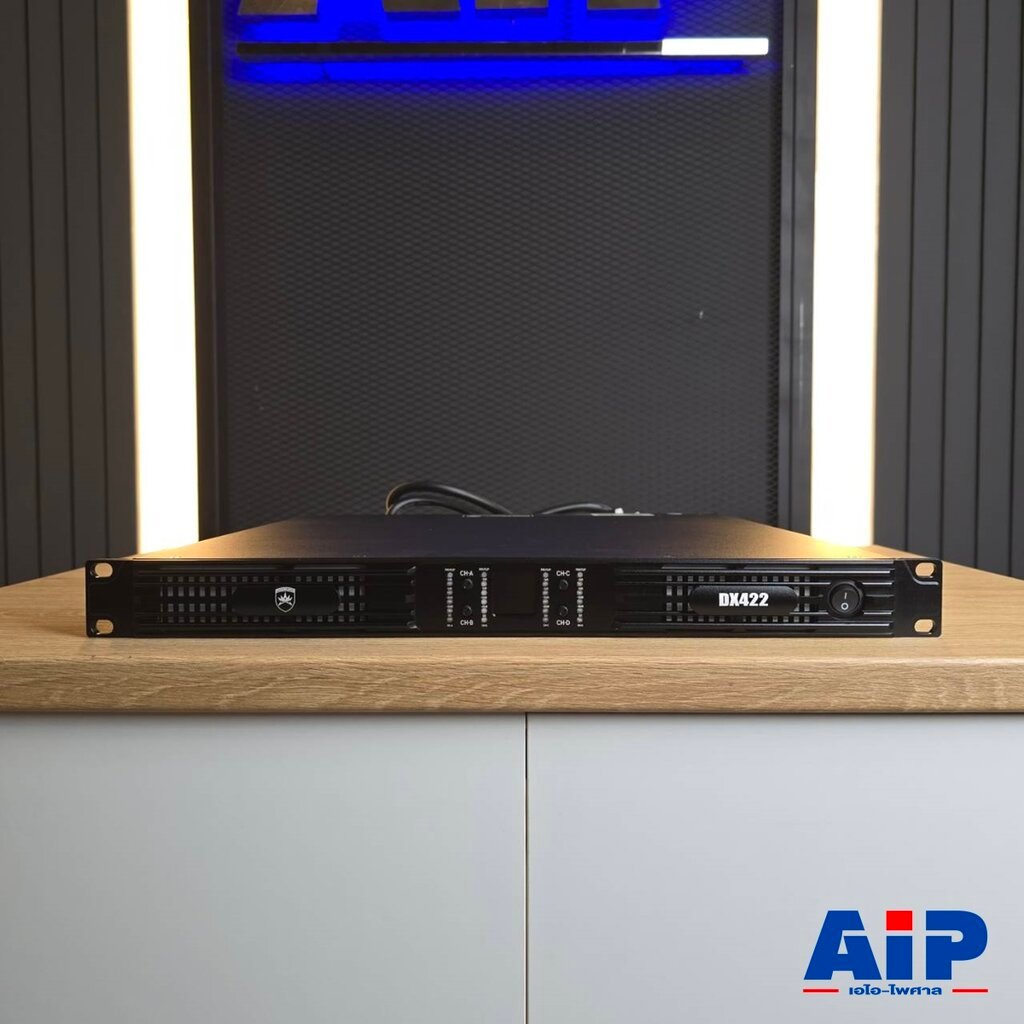 PROEUROTECH DX-422 POWERAMP 4CH เครื่องขยายเสียง Proeuro Tech รุ่น : DX422 แอมป์ขยายเสียง DX422 DX 4
